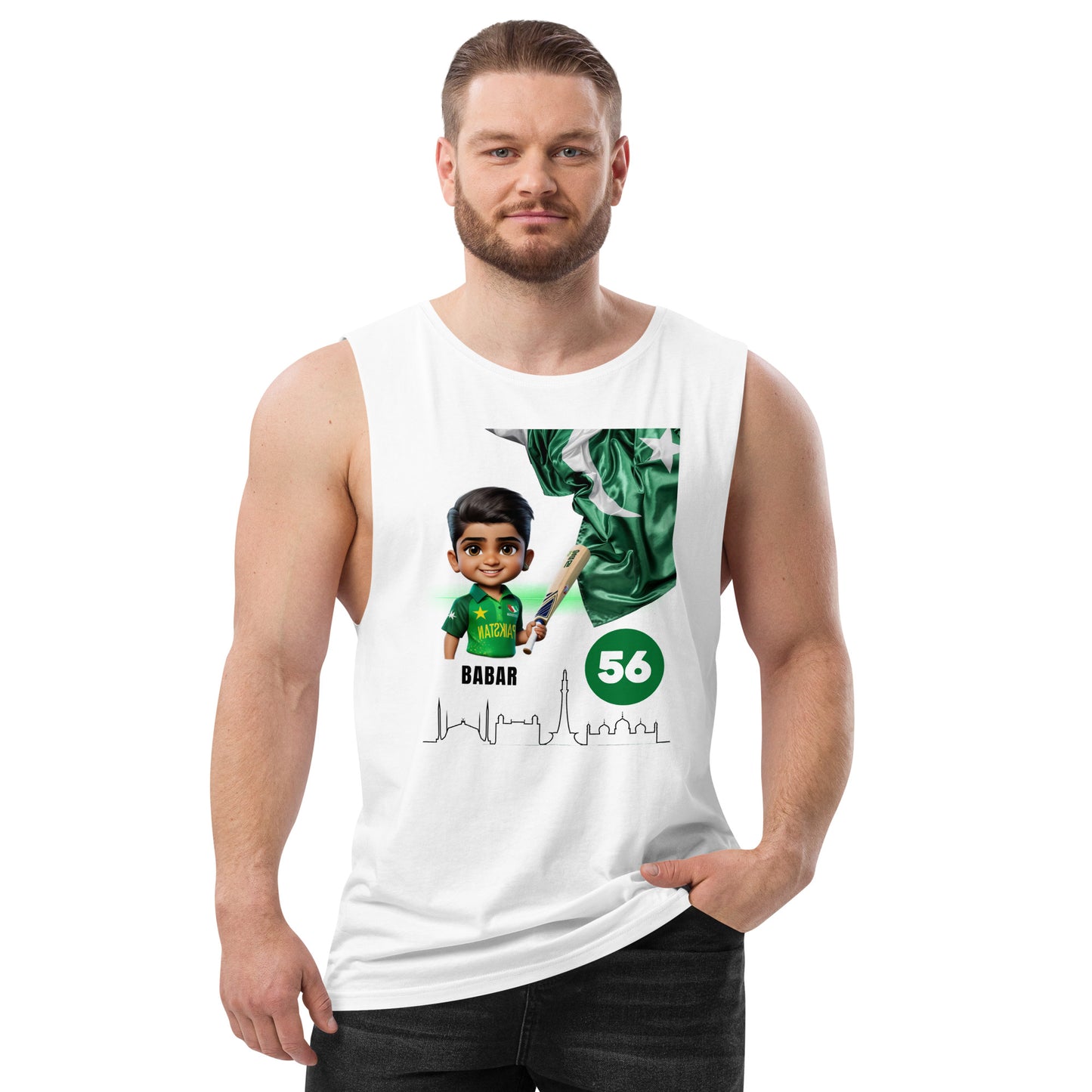 PAK- Men’s drop arm tank top