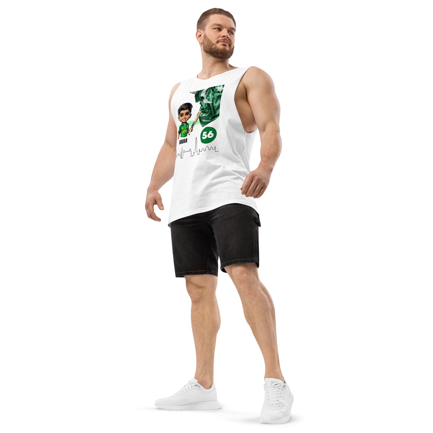 PAK- Men’s drop arm tank top