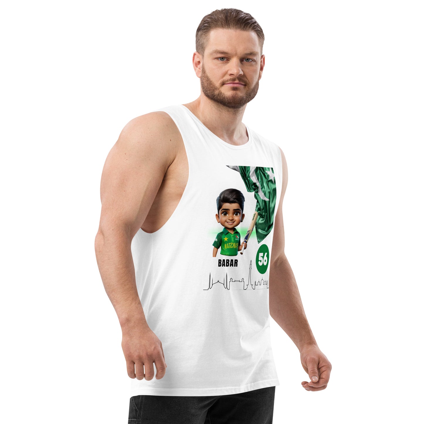 PAK- Men’s drop arm tank top