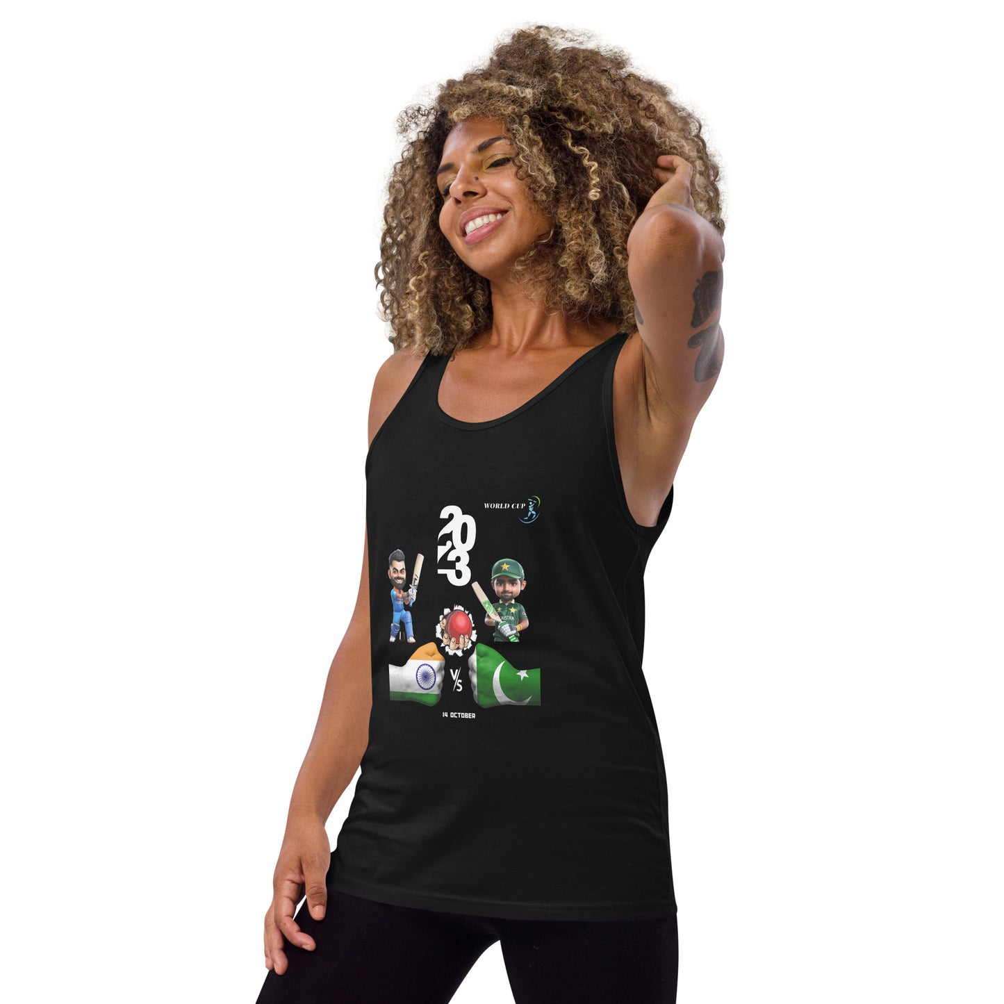 PAK VS INDIA Unisex Tank Top