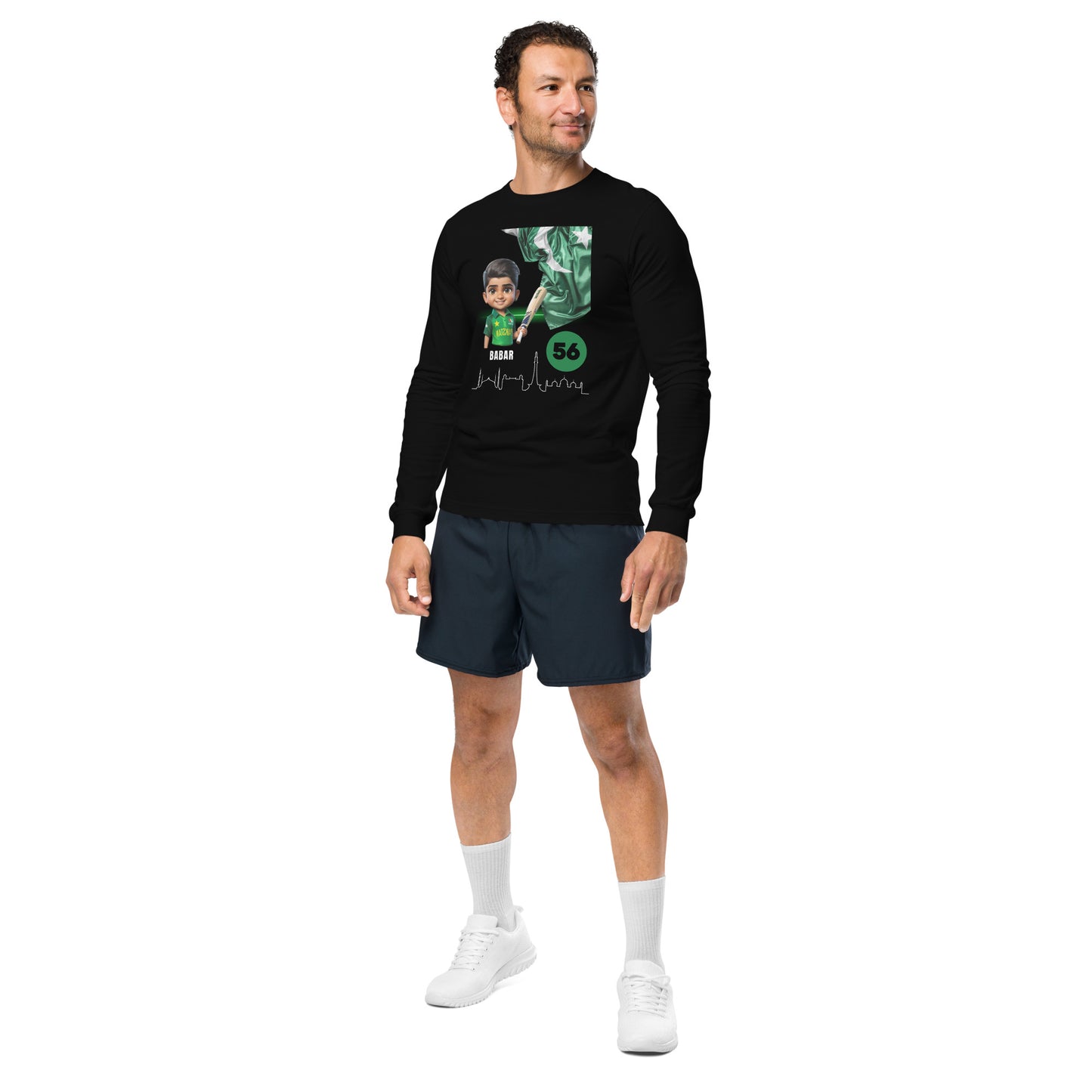 PAK- BABAR Unisex Long Sleeve Tee