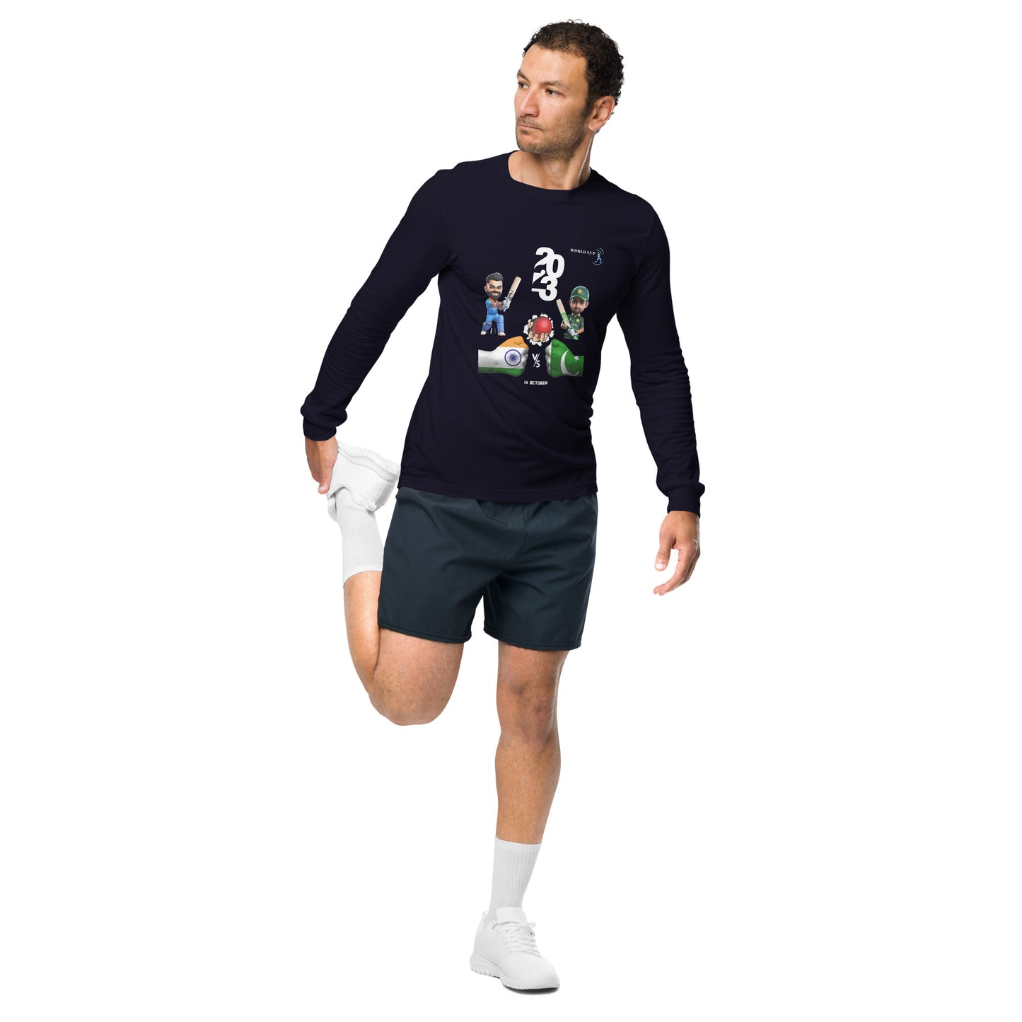 IND VS PAK Unisex Long Sleeve Tee