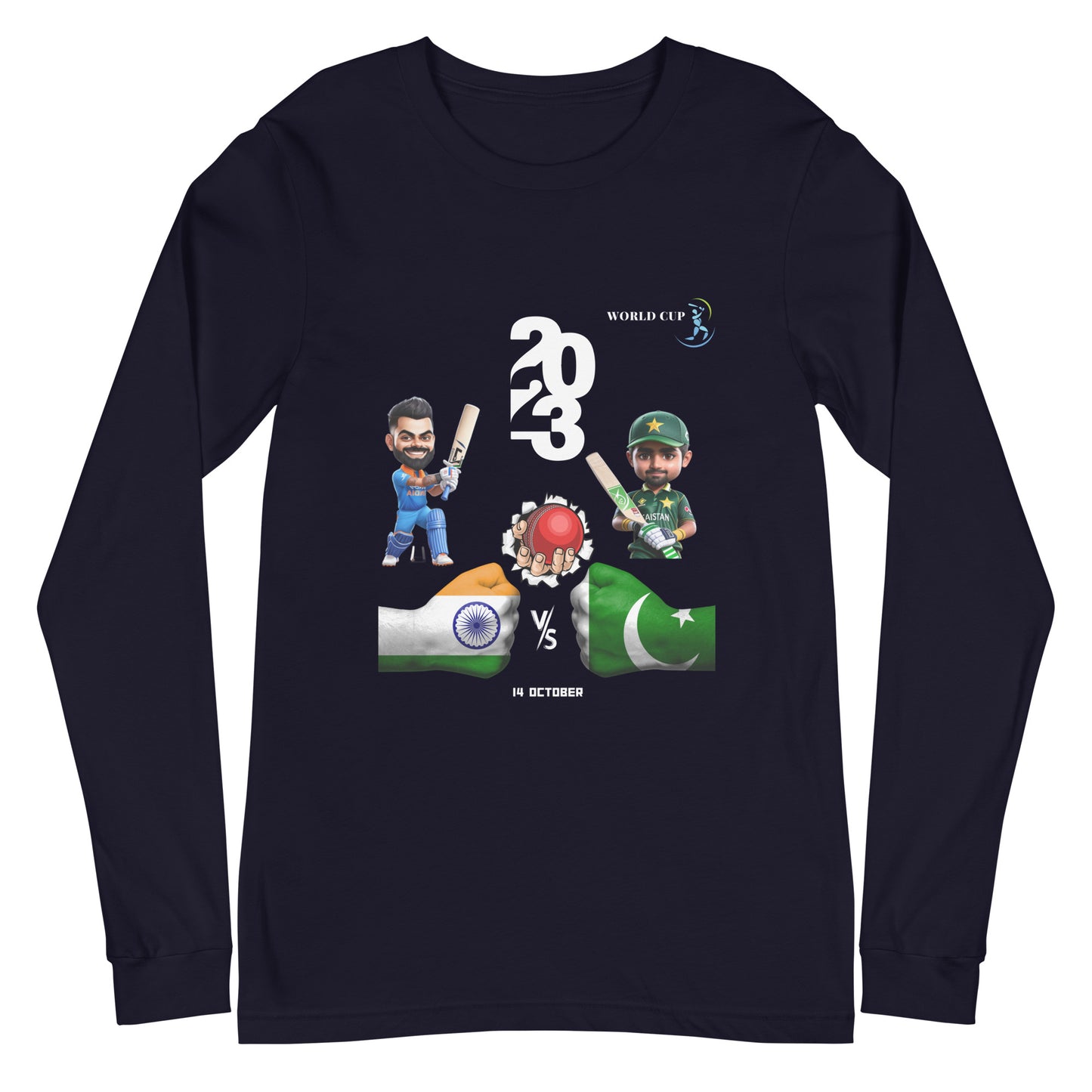 IND VS PAK Unisex Long Sleeve Tee