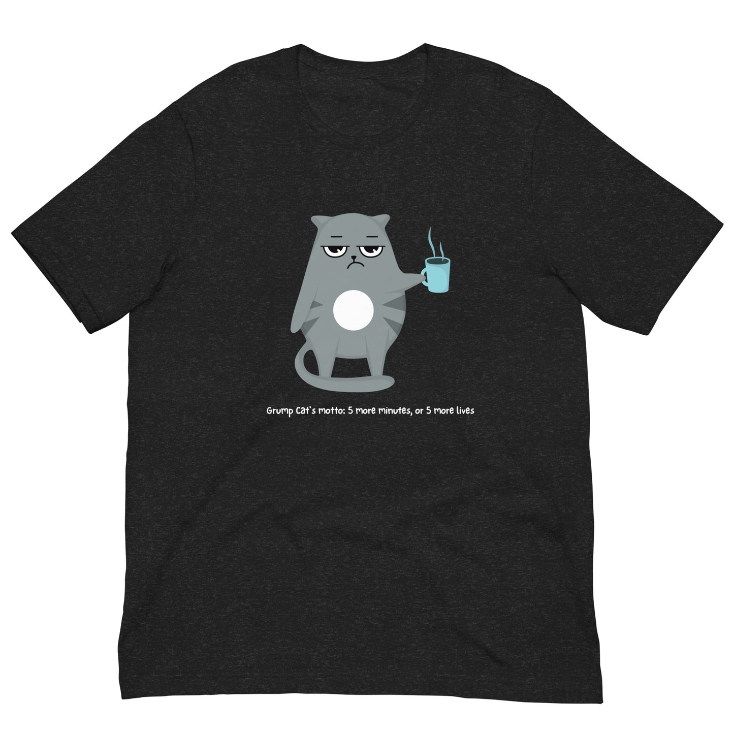 Grumpy Cat- 5 Lives Unisex t-shirt