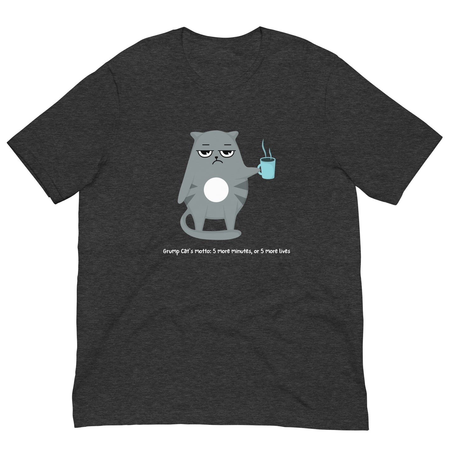 Grumpy Cat- 5 Lives Unisex t-shirt