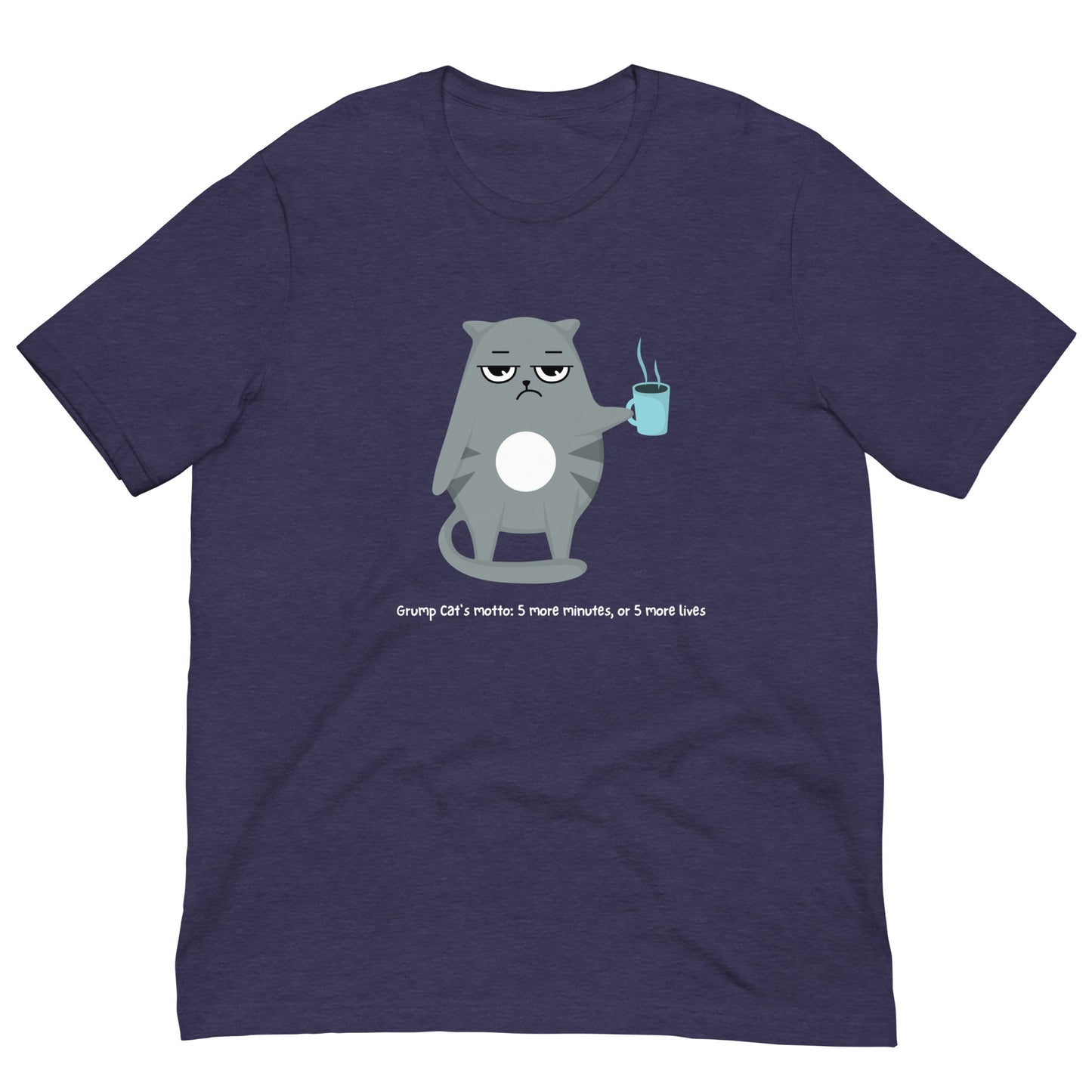 Grumpy Cat- 5 Lives Unisex t-shirt