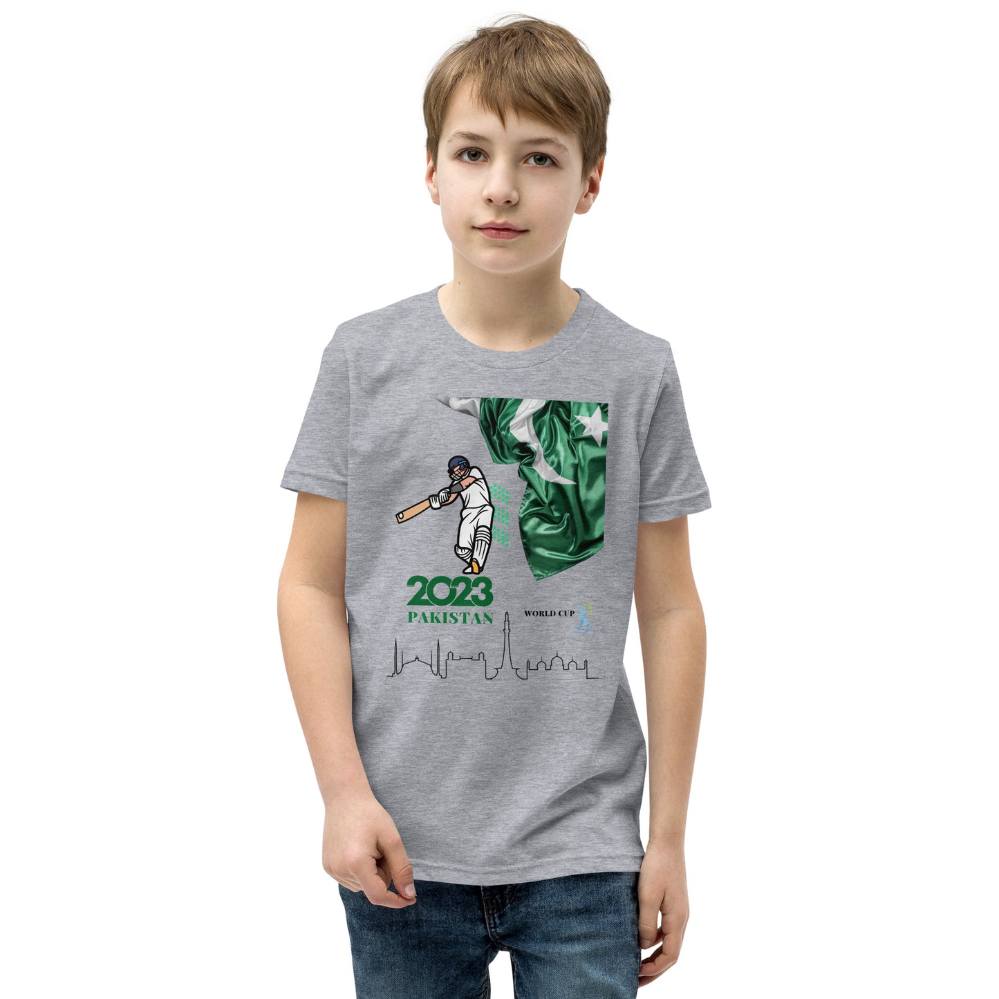 PAK-CRICKET Youth Short Sleeve T-Shirt