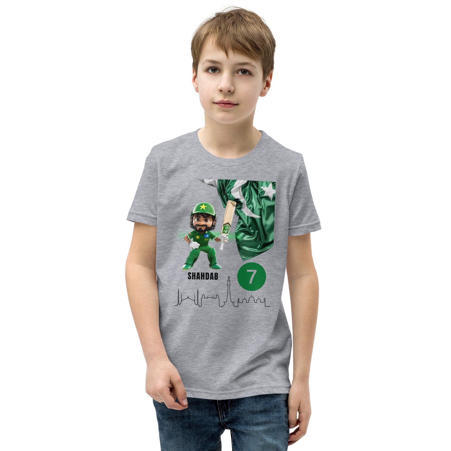 SHAHDAB KHAN UNISEX Youth Short Sleeve T-Shirt