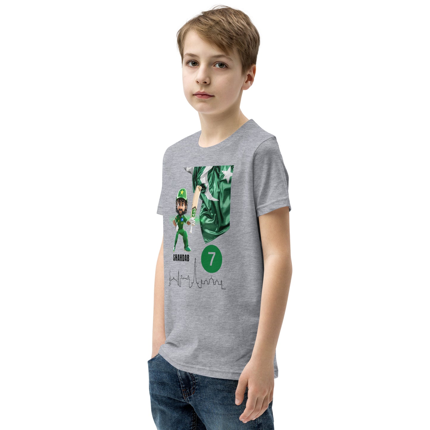 SHAHDAB KHAN UNISEX Youth Short Sleeve T-Shirt
