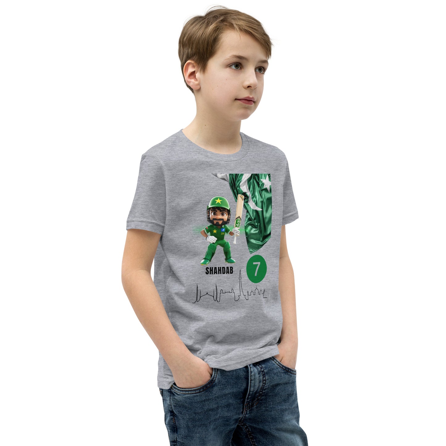SHAHDAB KHAN UNISEX Youth Short Sleeve T-Shirt