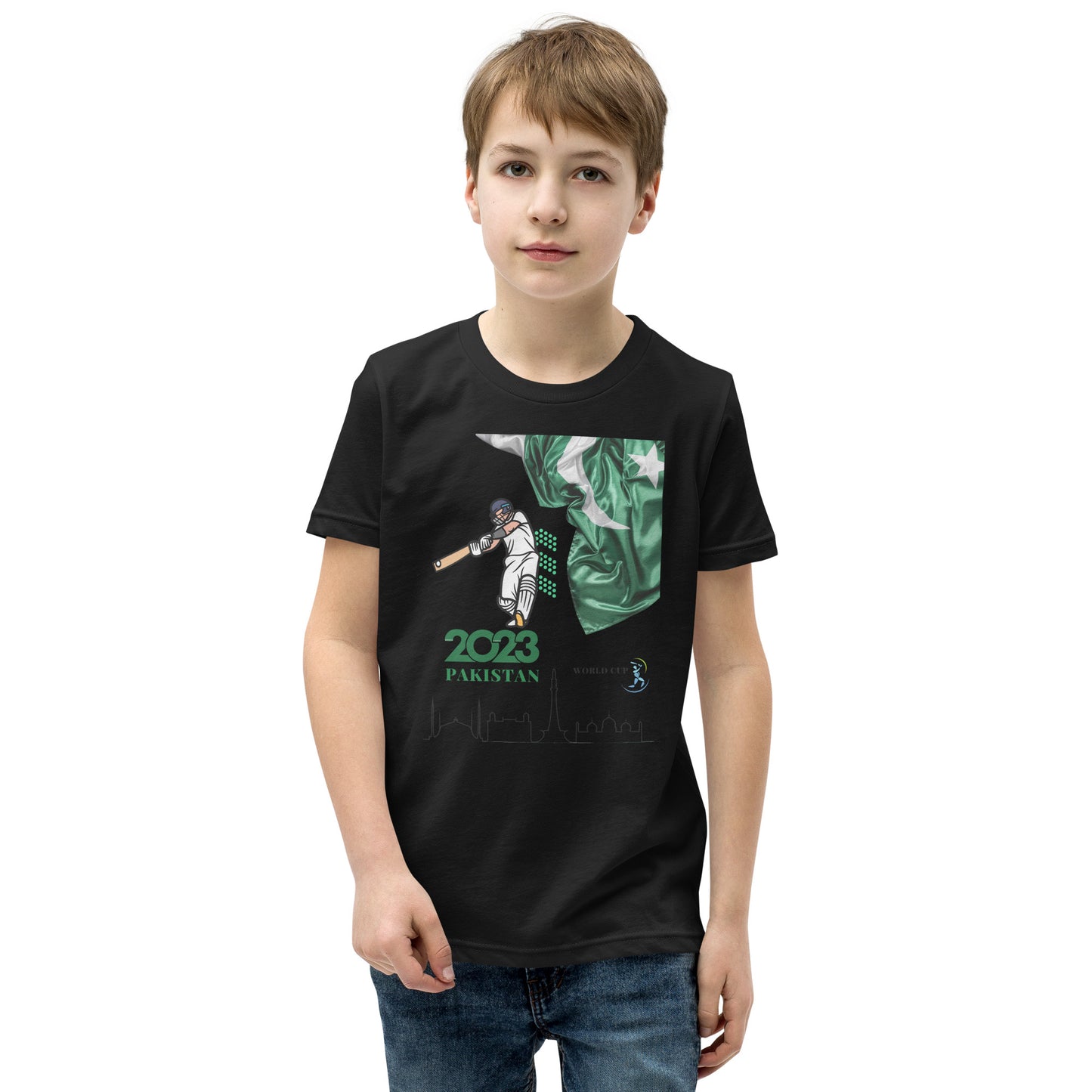 PAK-CRICKET Youth Short Sleeve T-Shirt