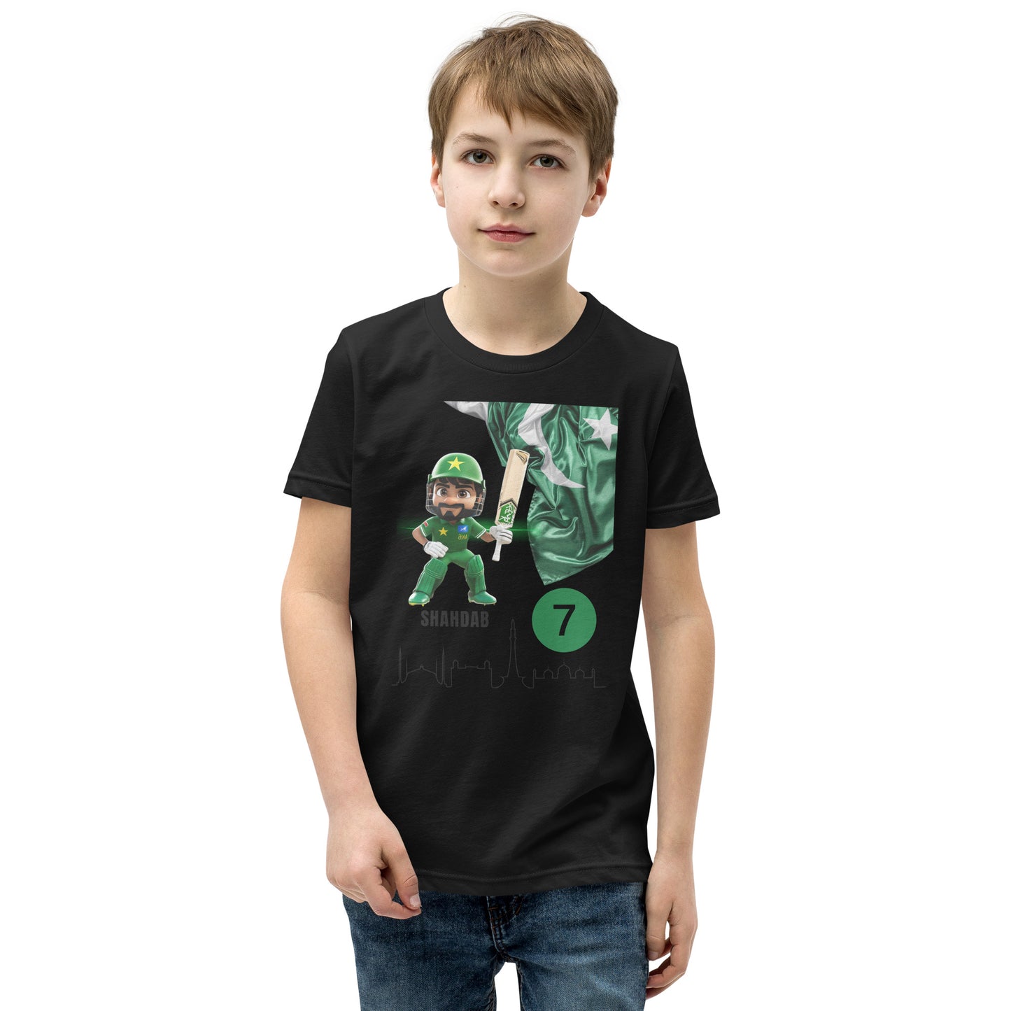 SHAHDAB KHAN UNISEX Youth Short Sleeve T-Shirt