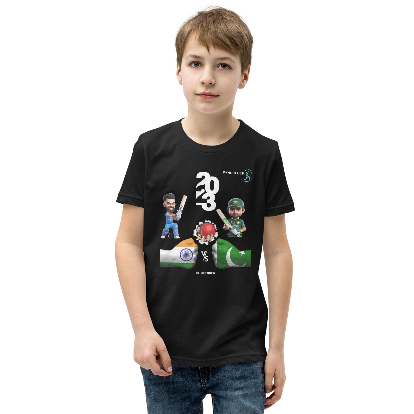 PAK vs India Unisex Youth Short Sleeve T-Shirt