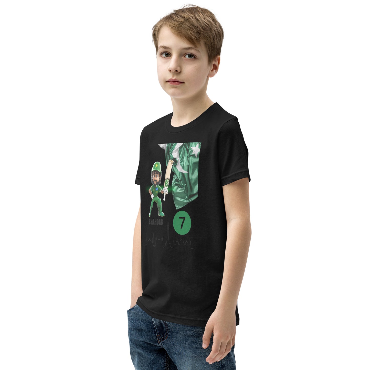 SHAHDAB KHAN UNISEX Youth Short Sleeve T-Shirt