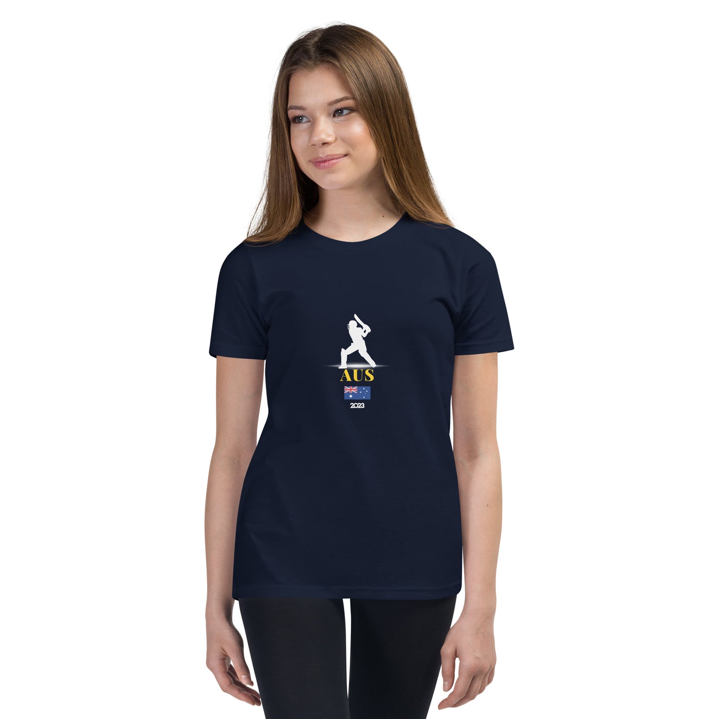 AUSTRALIA CRICKET UNISEX Youth Short Sleeve T-Shirt