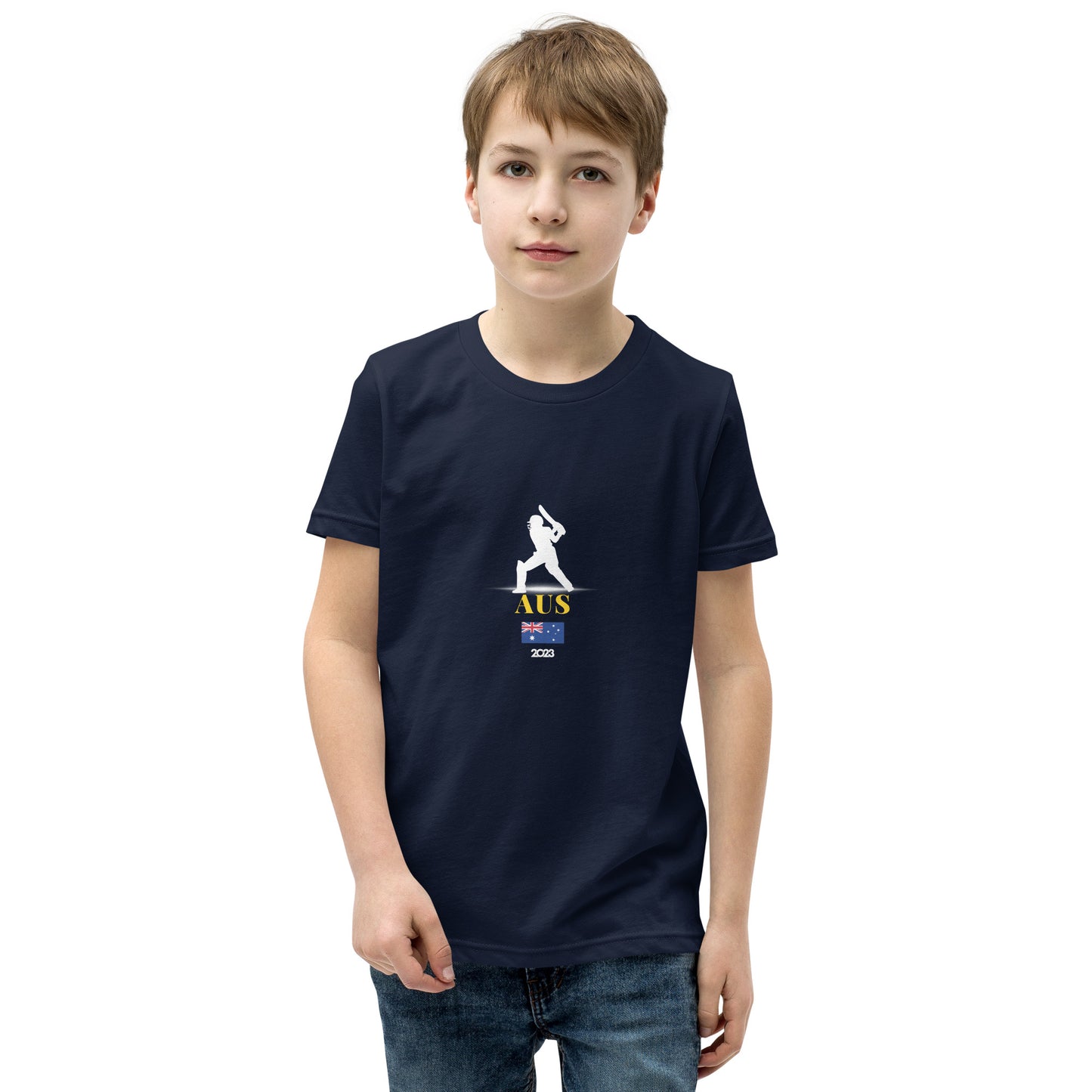 AUSTRALIA CRICKET UNISEX Youth Short Sleeve T-Shirt