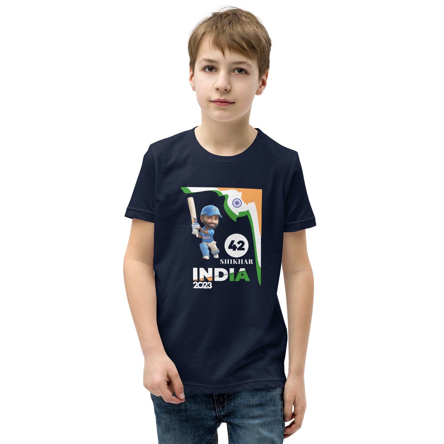 SHIKHAR DHAWAN UNISEX Youth Short Sleeve T-Shirt