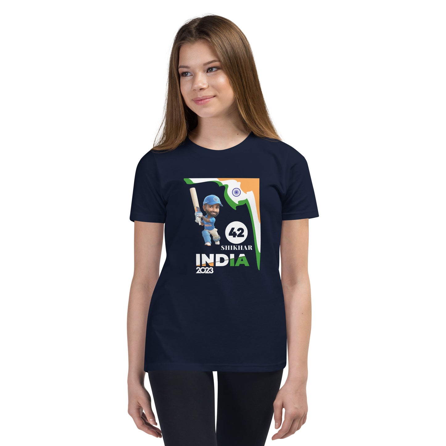 SHIKHAR DHAWAN UNISEX Youth Short Sleeve T-Shirt