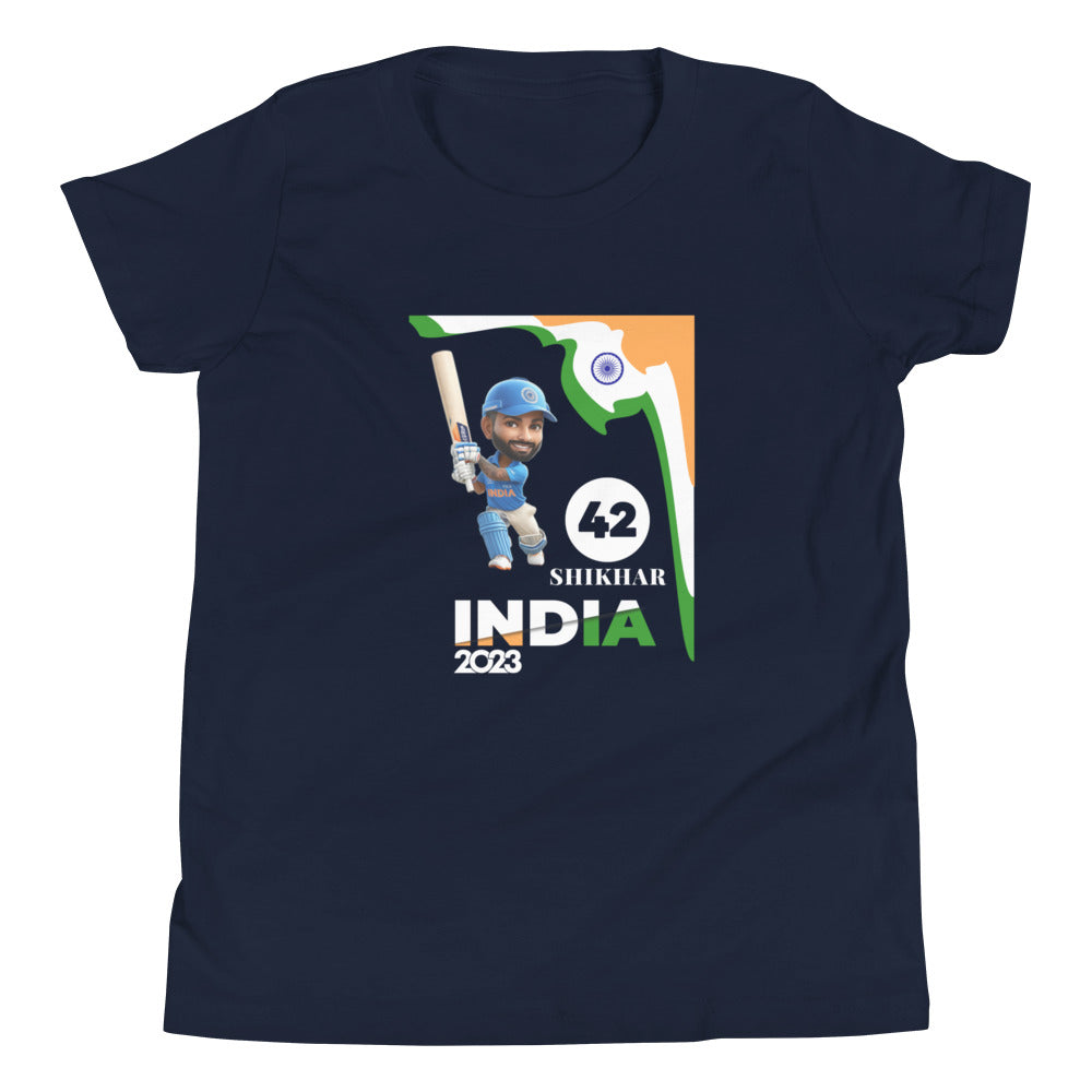 SHIKHAR DHAWAN UNISEX Youth Short Sleeve T-Shirt