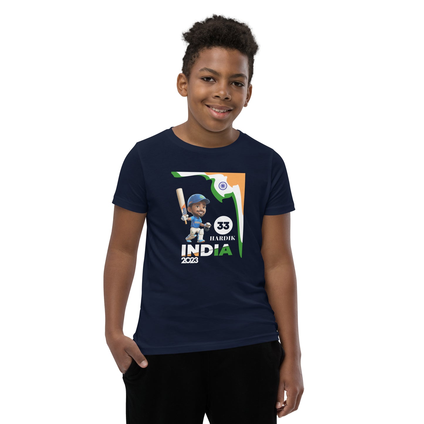 HARDIK PANDYA UNISEX Youth Short Sleeve T-Shirt