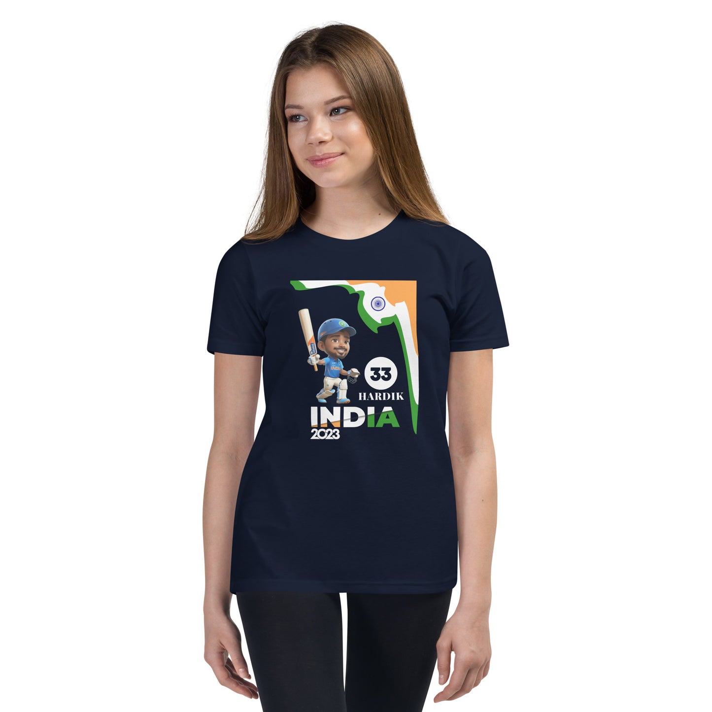 HARDIK PANDYA UNISEX Youth Short Sleeve T-Shirt