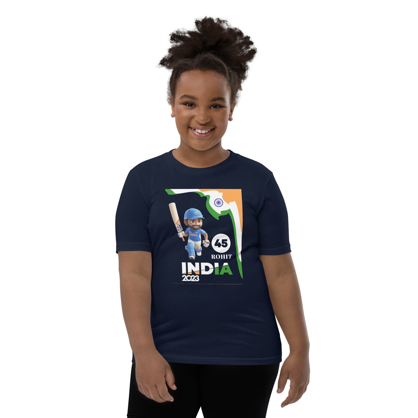 ROHIT SHARMA UNISEX Youth Short Sleeve T-Shirt