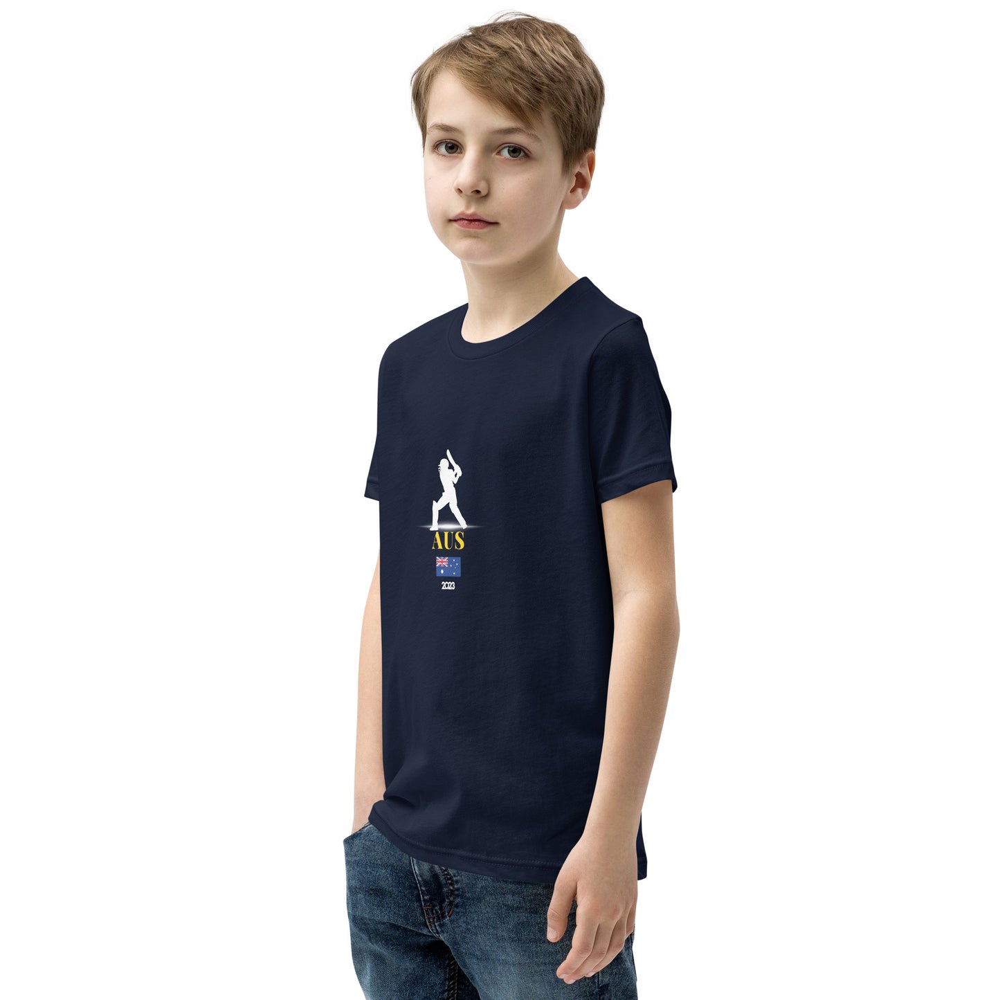 AUSTRALIA CRICKET UNISEX Youth Short Sleeve T-Shirt