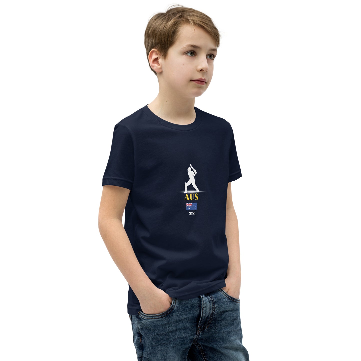 AUSTRALIA CRICKET UNISEX Youth Short Sleeve T-Shirt
