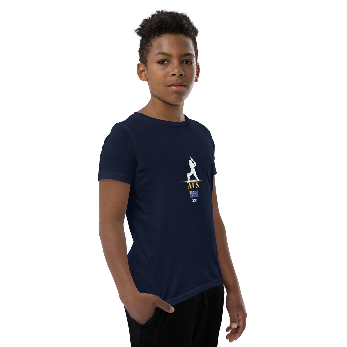 AUSTRALIA CRICKET UNISEX Youth Short Sleeve T-Shirt