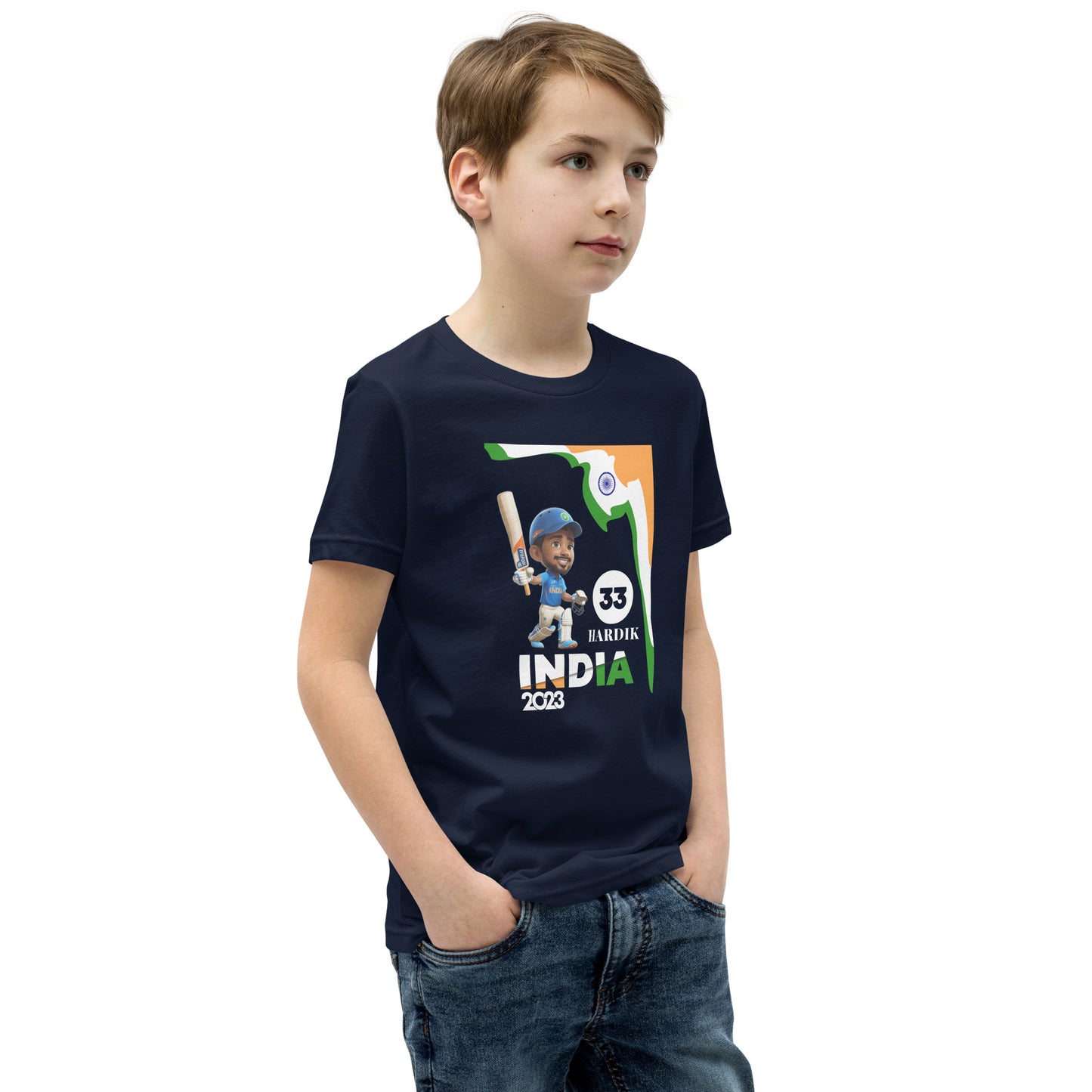 HARDIK PANDYA UNISEX Youth Short Sleeve T-Shirt