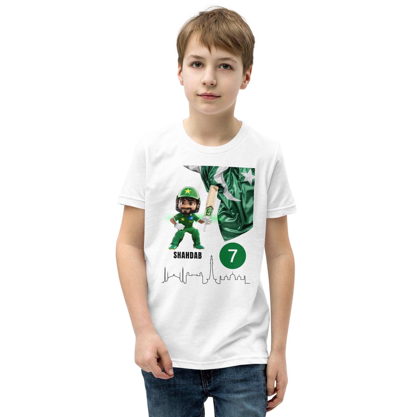 SHAHDAB KHAN UNISEX Youth Short Sleeve T-Shirt