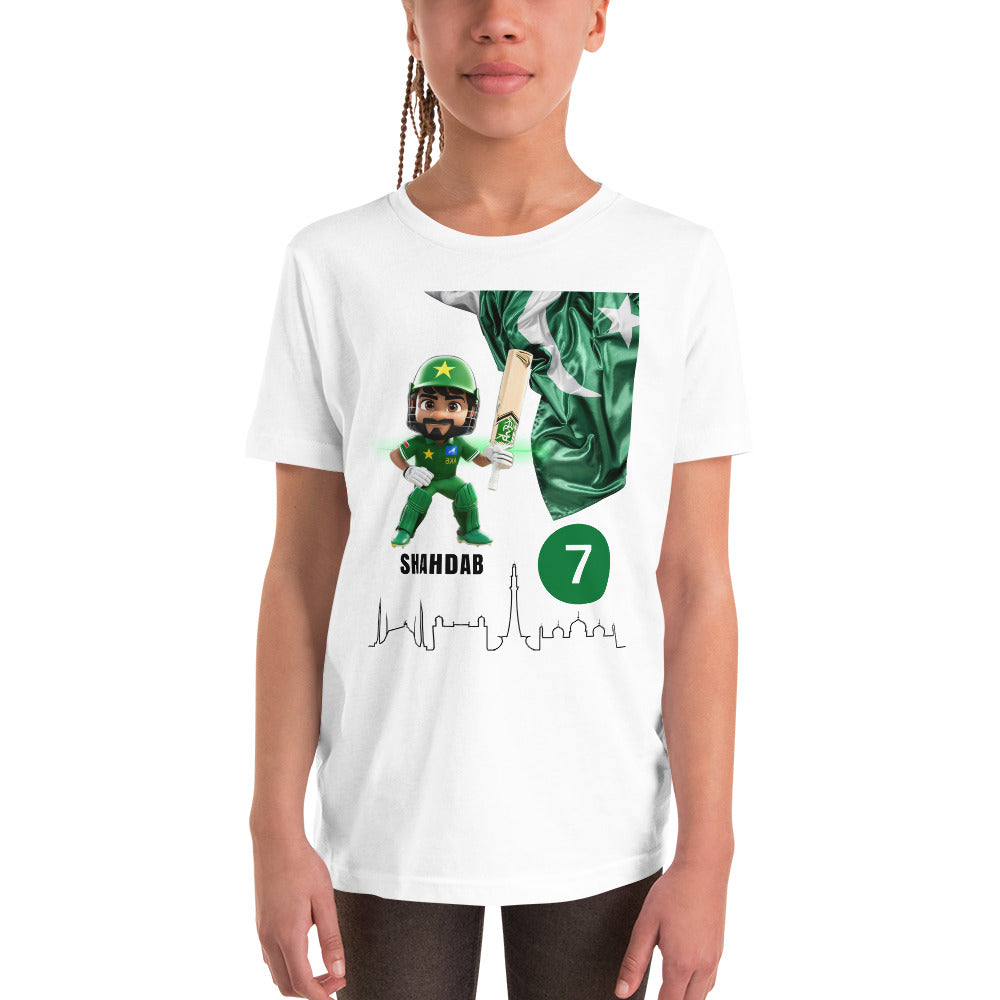 SHAHDAB KHAN UNISEX Youth Short Sleeve T-Shirt
