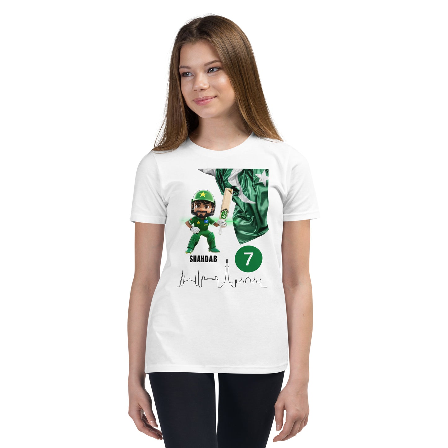 SHAHDAB KHAN UNISEX Youth Short Sleeve T-Shirt