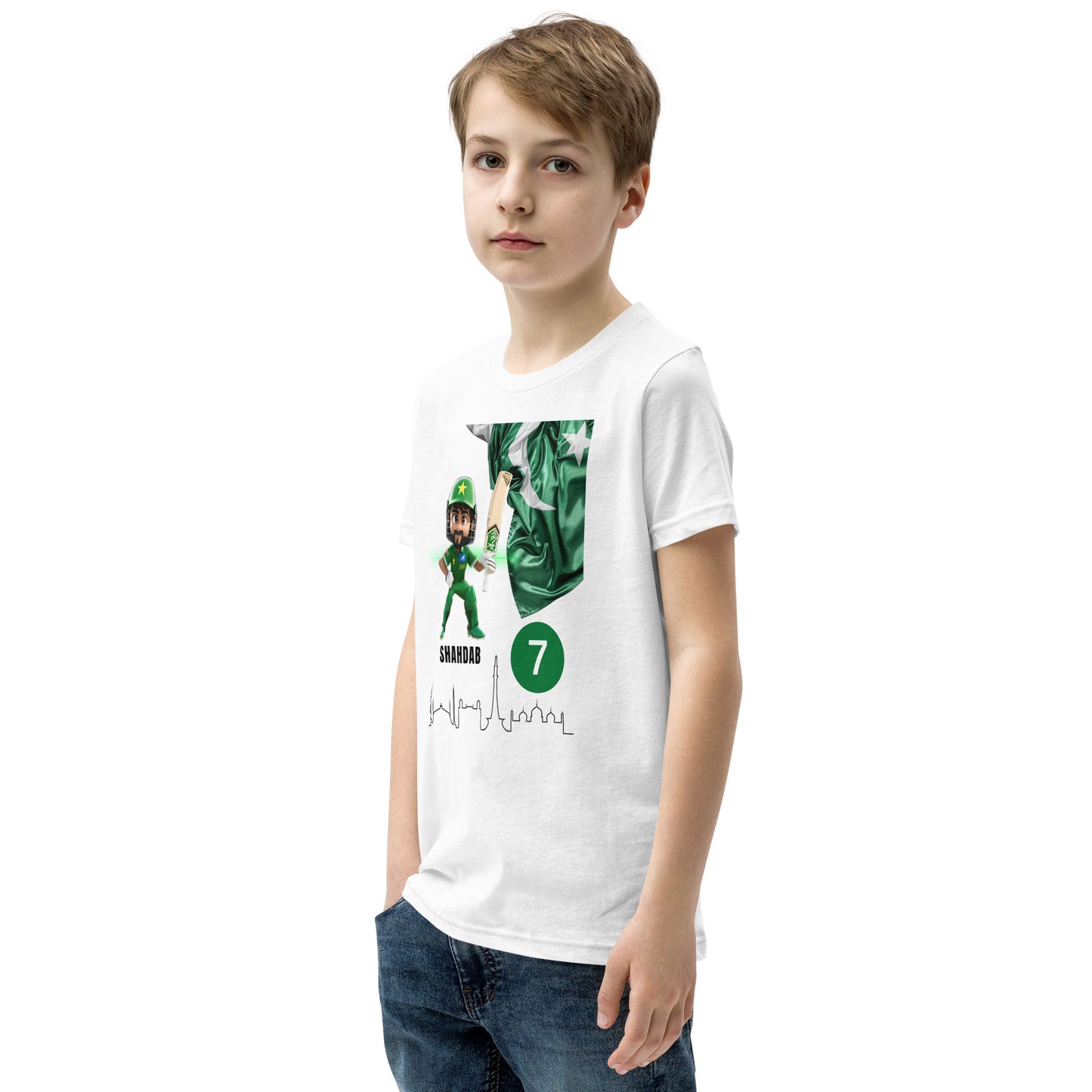 SHAHDAB KHAN UNISEX Youth Short Sleeve T-Shirt