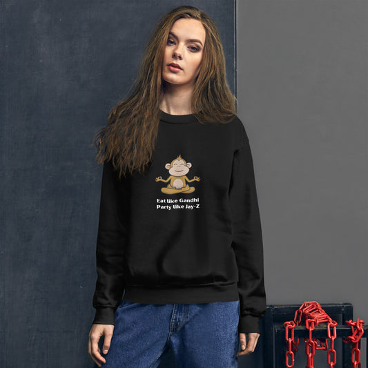 Unisex - Eat Like Gandhi Sweatshirt