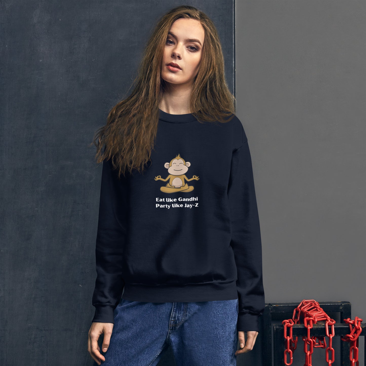 Unisex - Eat Like Gandhi Sweatshirt