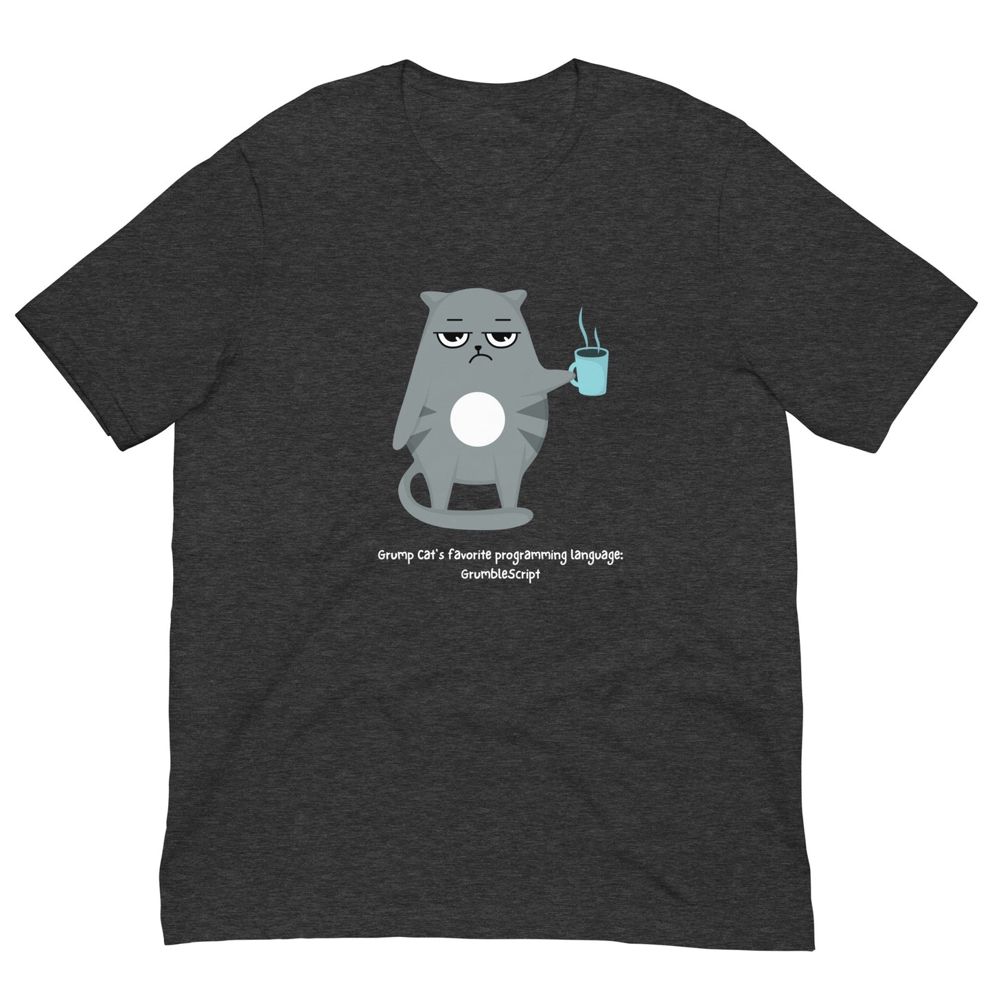 Grumpy Cat Programing Language- Unisex t-shirt