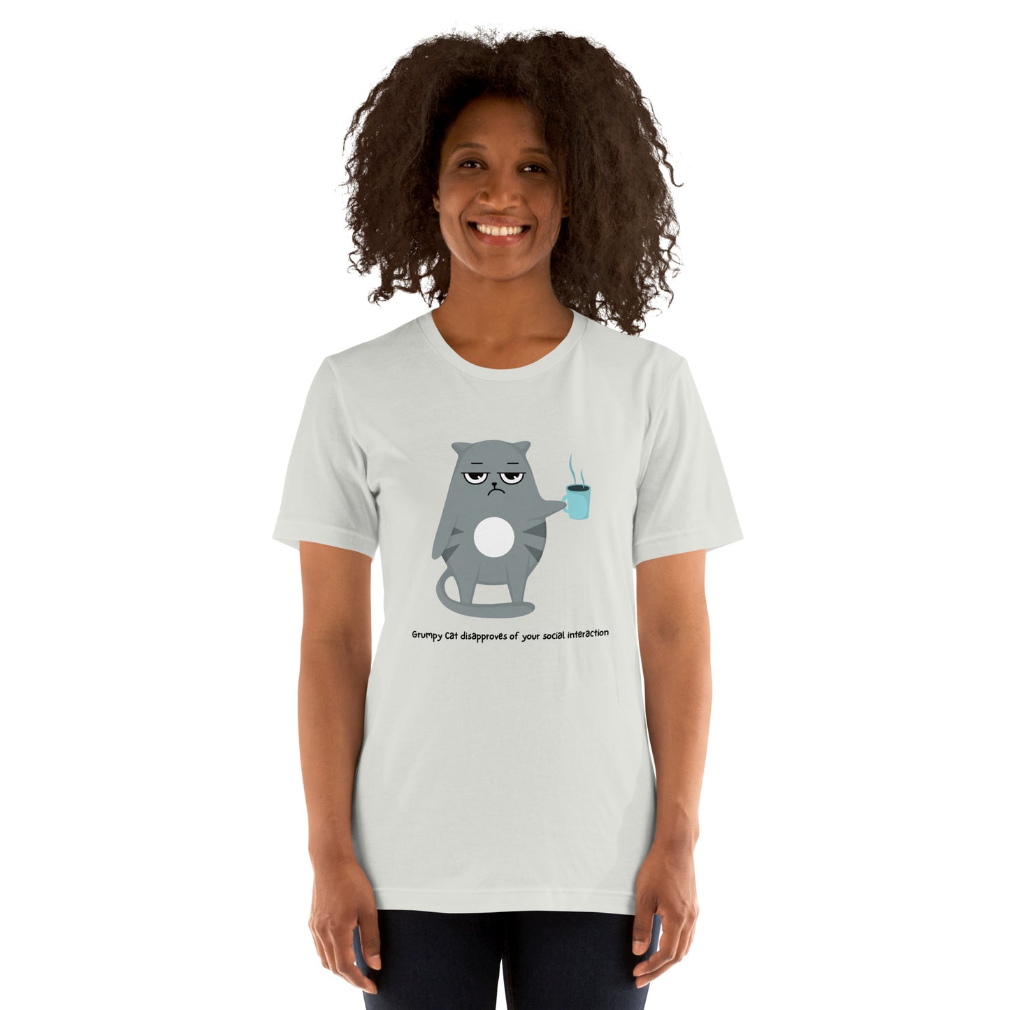 Grumpy Social Interaction-Unisex t-shirt