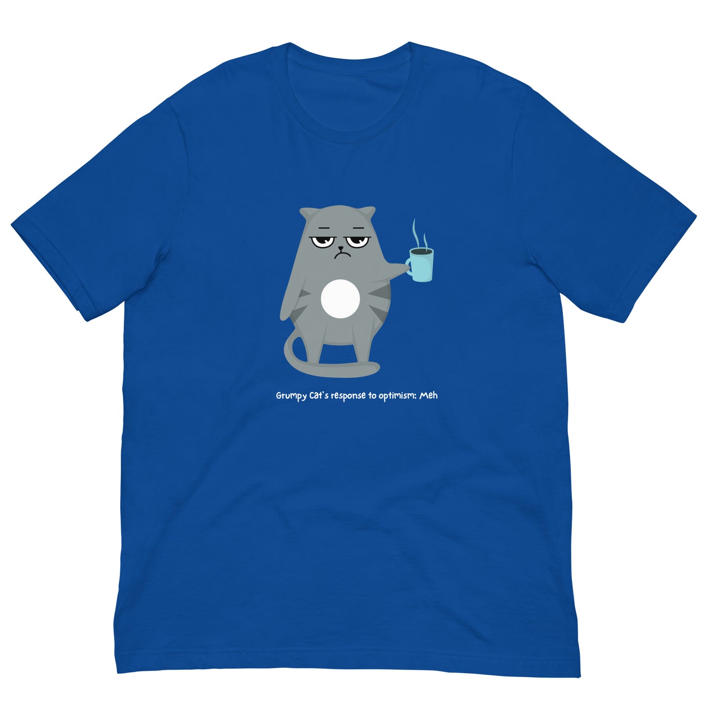 Grumpy Cat Optimism- Unisex t-shirt