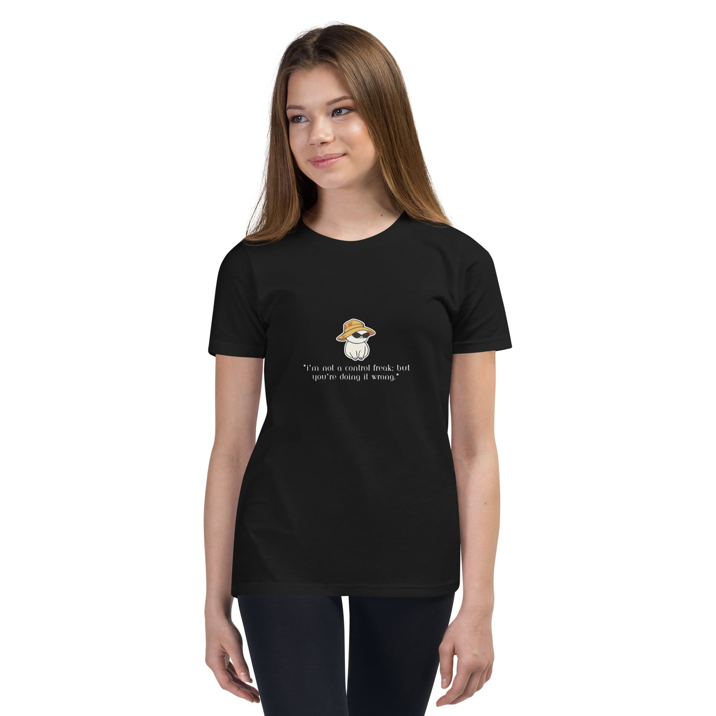 Not a Control Freak But- Youth Short Sleeve T-Shirt