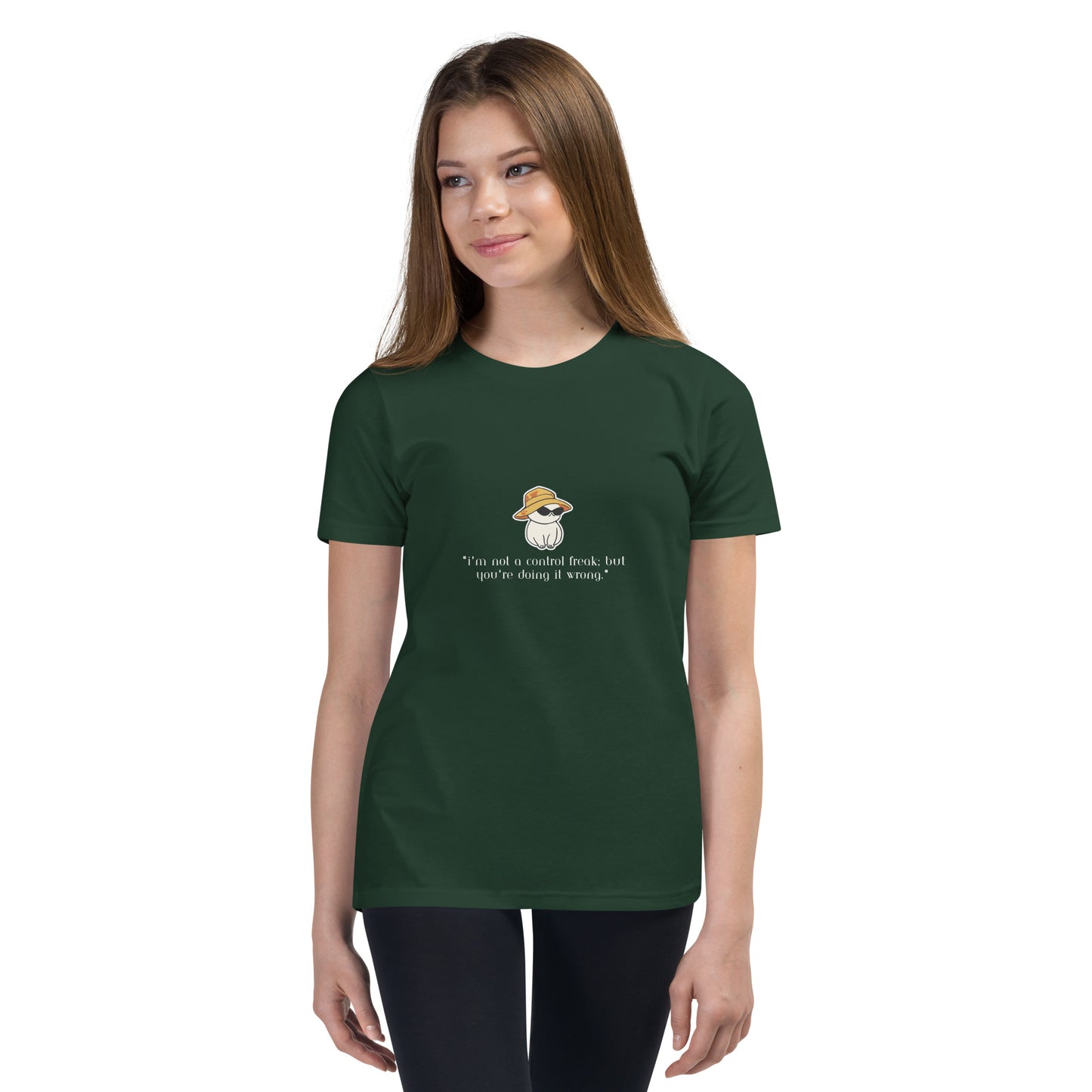 Not a Control Freak But- Youth Short Sleeve T-Shirt