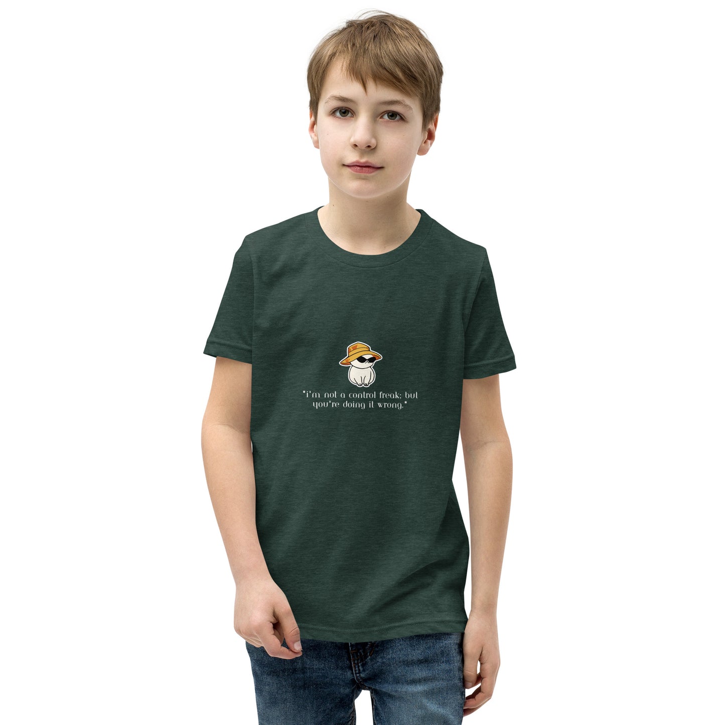 Not a Control Freak But- Youth Short Sleeve T-Shirt