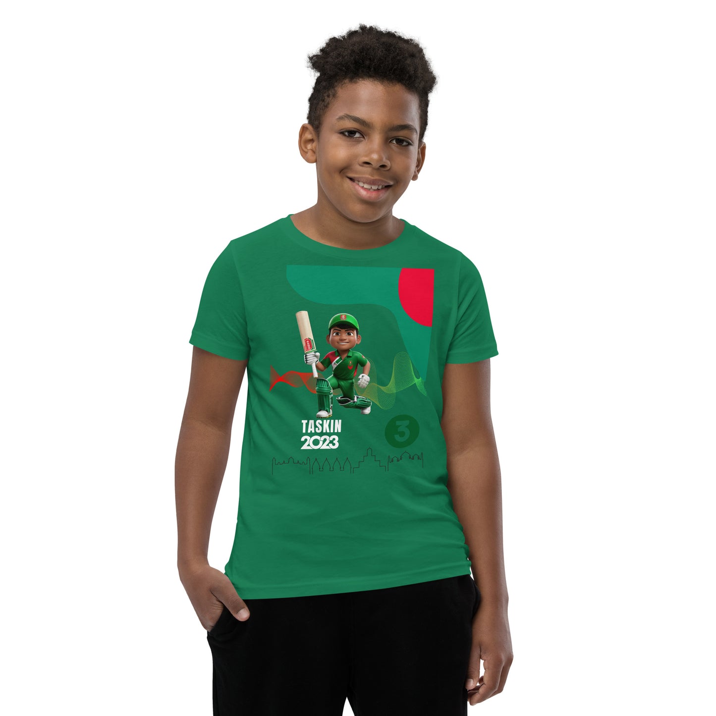 TASKIN AHMED UNISEX Youth Short Sleeve T-Shirt
