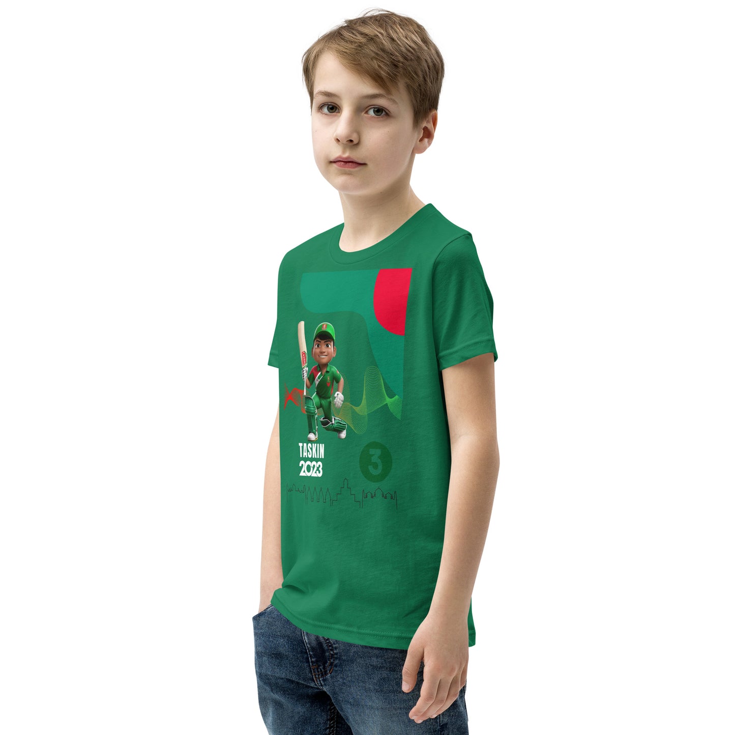 TASKIN AHMED UNISEX Youth Short Sleeve T-Shirt