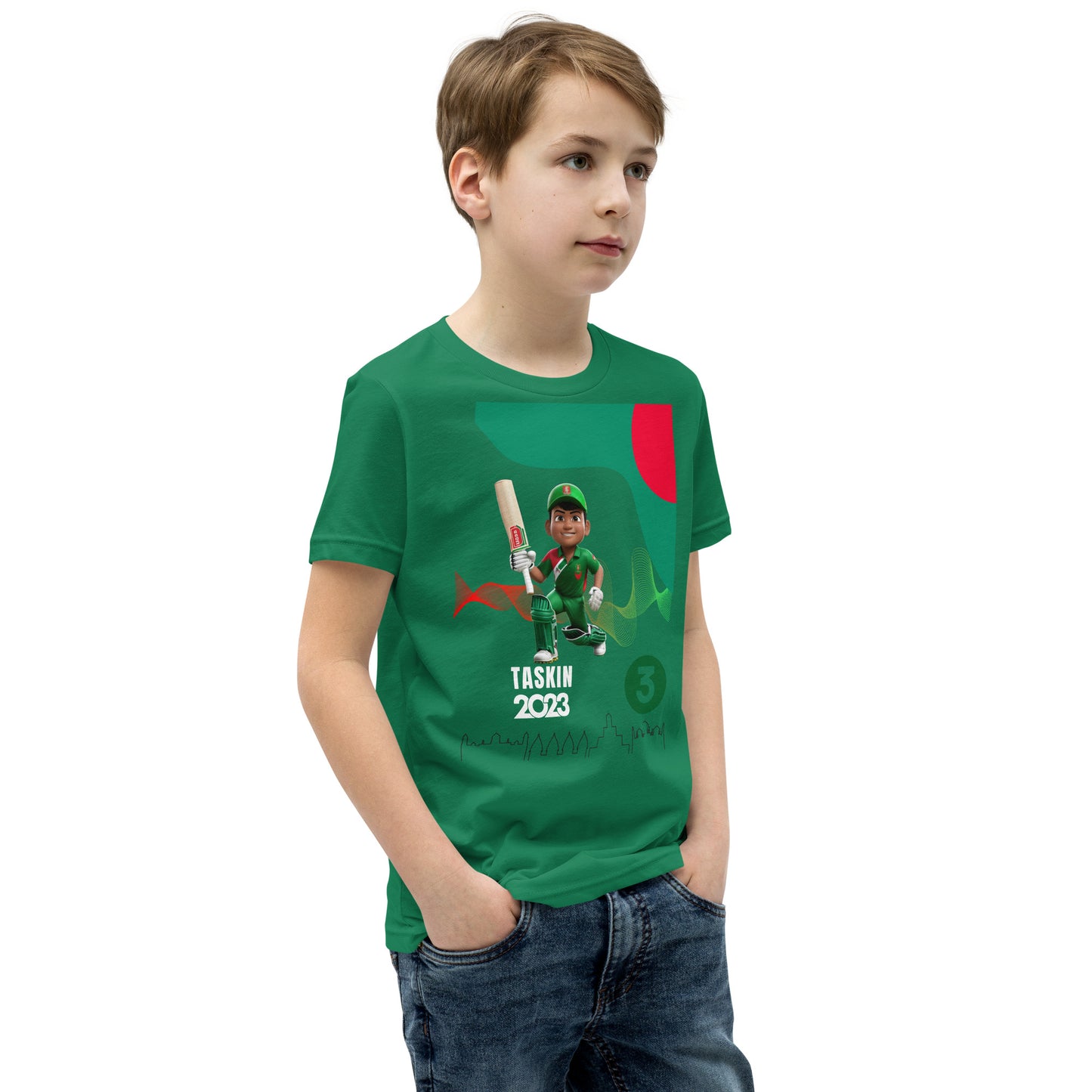 TASKIN AHMED UNISEX Youth Short Sleeve T-Shirt