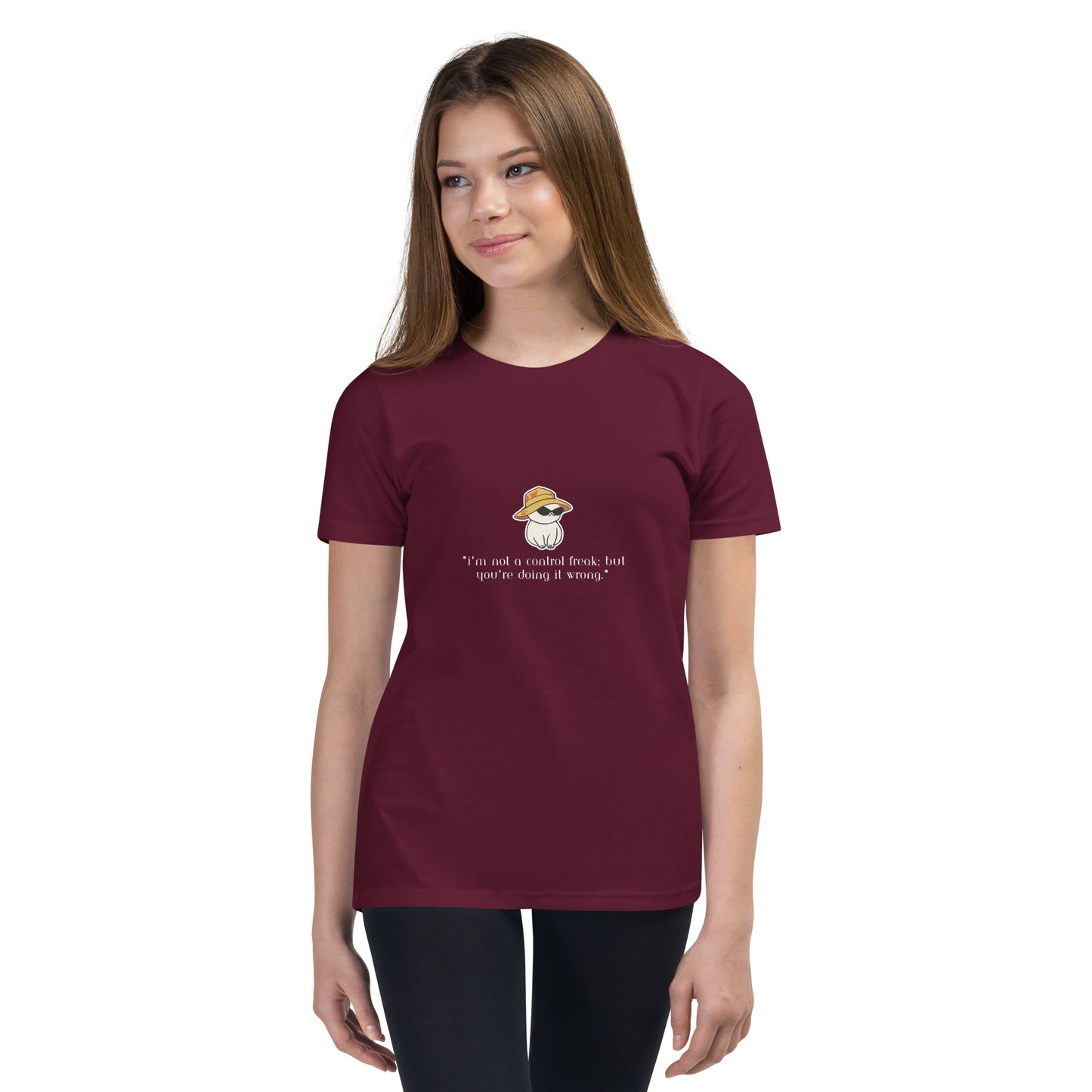 Not a Control Freak But- Youth Short Sleeve T-Shirt