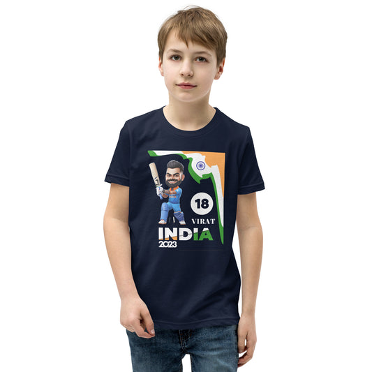 VIRAT KOHLI UNISEX Youth Short Sleeve T-Shirt