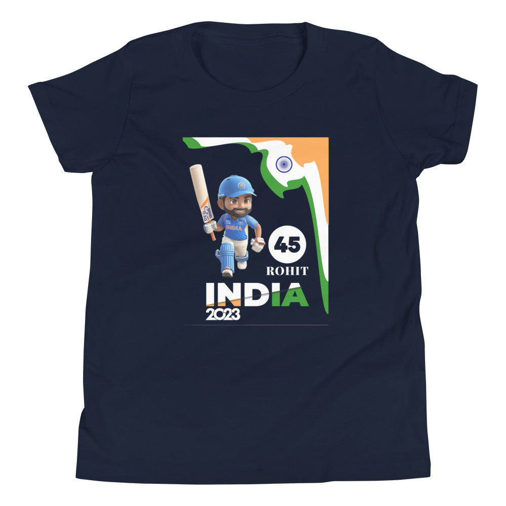 ROHIT SHARMA UNISEX Youth Short Sleeve T-Shirt